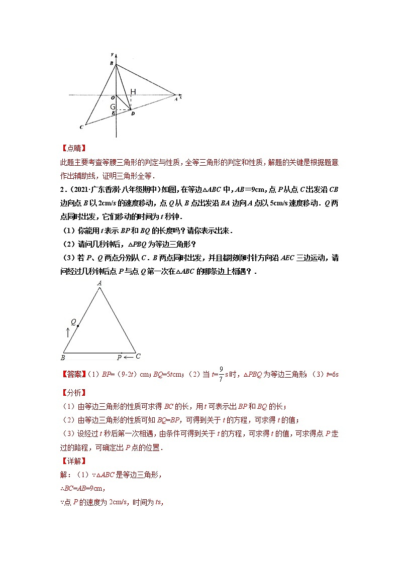 专练09（综合提升题---解答题，10道）（解析版）-2021-2022学年八年级数学上学期期末考点必练（含解析）第3页