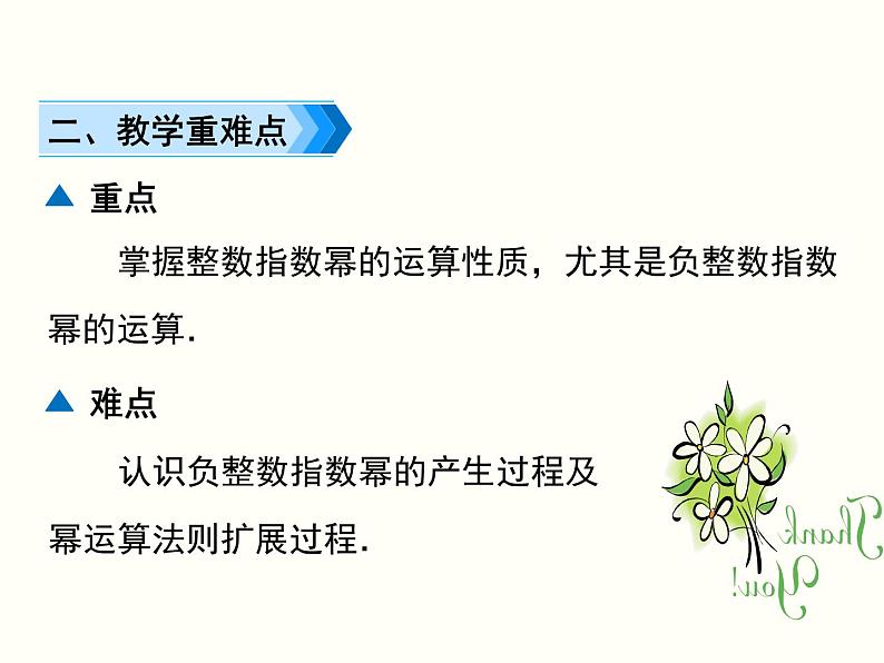 人教版数学八年级上册 15.2.3 整数指数幂 课件第3页