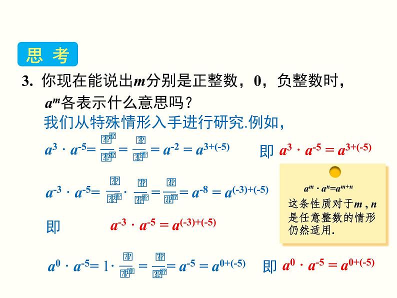 人教版数学八年级上册 15.2.3 整数指数幂 课件第7页