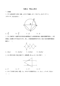 专题23 等边三角形（专项训练）-备战2022年中考数学一轮复习精品课件+专项训练（全国通用）