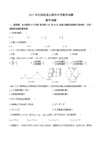 江苏省连云港市2017年中考数学试题（有答案）