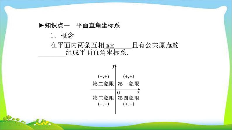 中考数学新突破复习第三章函数3.1平面直角坐标系与函数基础优质课件PPT03