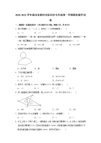 湖北省荆州市监利市2020-2021学年七年级上学期期末数学试卷（word版 含答案）