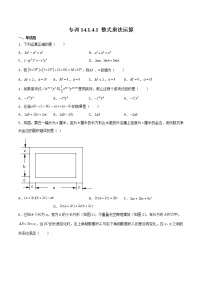 专训14.1.4.1 整式乘法运算八年级上册考点专训（人教版）练习题