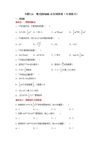 专题2.6 整式的加减-合并同类项（专项练习）-2021-2022学年七年级数学上册基础知识专项讲练（人教版）