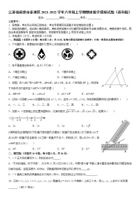 江苏省南京市秦淮区2021-2022学年八年级上学期期末数学模拟试题 （word版 含答案）