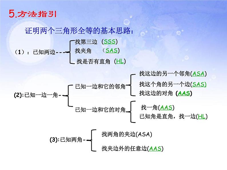 2021-2022学年度第一学期  人教版八年级数学上册 第12章 全等三角形 复习课件 (共24张PPT)第6页