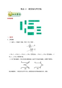 考点13 相交线与平行线-数学考点一遍过学案