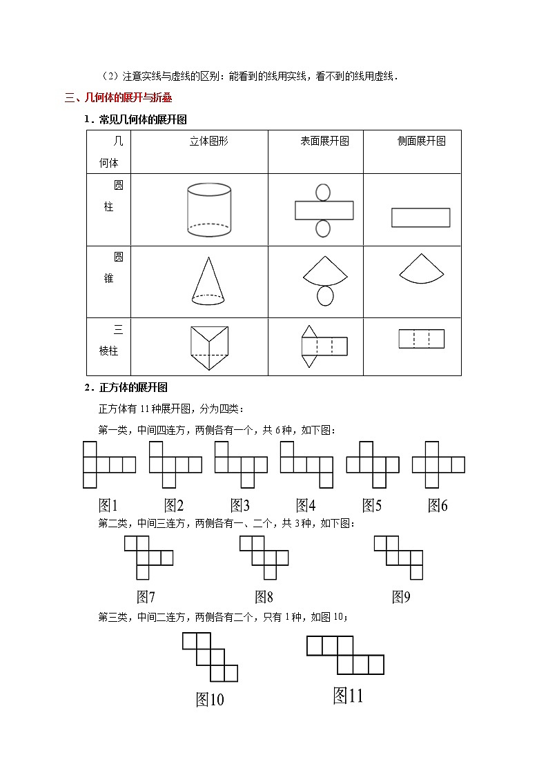考点25 视图与投影-数学考点一遍过学案02