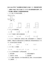 2019-2020学年广东省揭阳市空港区九年级（上）期末数学试卷