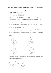 2017-2018学年河北省秦皇岛市海港区九年级（上）期末数学试卷