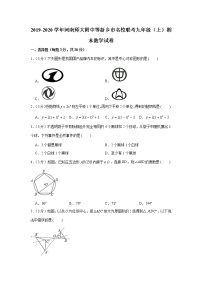 2019-2020学年河南师大附中等新乡市名校联考九年级（上）期末数学试卷