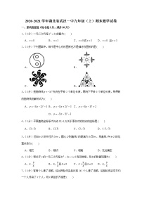 2020-2021学年湖北省武汉一中九年级（上）期末数学试卷