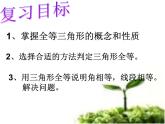 2021-2022学年度第一学期  人教版八年级数学上册 第十二章全等三角形复习课件