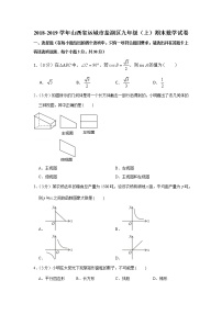 2018-2019学年山西省运城市盐湖区九年级（上）期末数学试卷