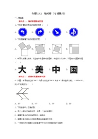 专题13.2 轴对称（专项练习）-2021-2022学年八年级数学上册基础知识专项讲练（人教版）