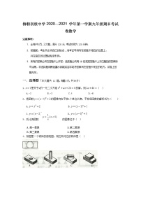 西藏自治区拉萨市柳梧初级中学2020—2021学年九年级上学期期末考试数学试卷