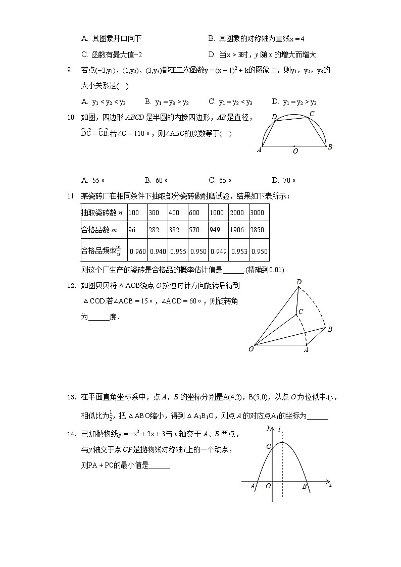 2020-2021学年河南省商丘市永城市九年级（上）期末数学试卷（B卷）02