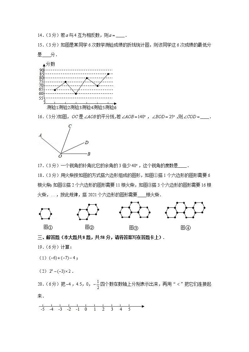 2020-2021学年广西桂林市七年级（上）期末数学试卷03