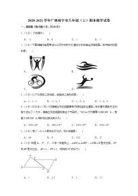 2020-2021学年广西南宁市八年级（上）期末数学试卷