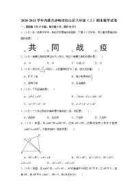 2020-2021学年内蒙古赤峰市红山区八年级（上）期末数学试卷