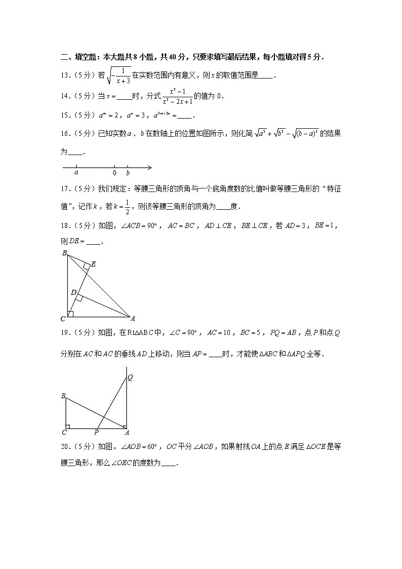 2019-2020学年山东省滨州市阳信县八年级（上）期末数学试卷03