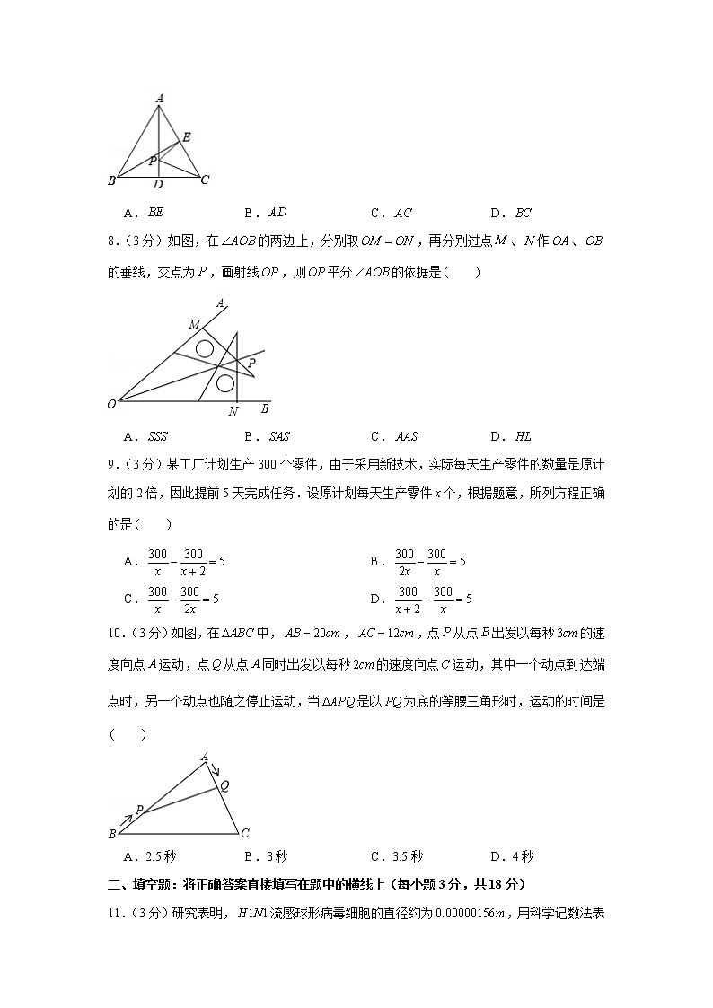 2019-2020学年四川省广安市八年级（上）期末数学试卷02