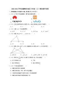 2020-2021学年新疆喀什地区八年级（上）期末数学试卷