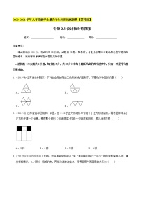 数学2.3 设计轴对称图案巩固练习