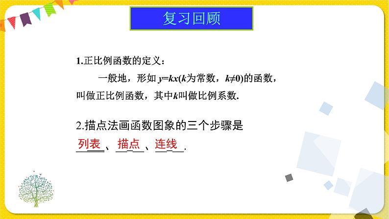 人教版八年级下册数学第十九章—— 19.2.1 第2课时 正比例函数的图象和性质课件PPT03