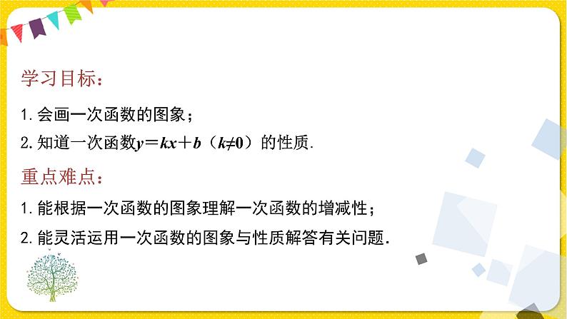 人教版八年级下册数学第十九章—— 19.2.2 第2课时 一次函数的图象和性质课件PPT第2页