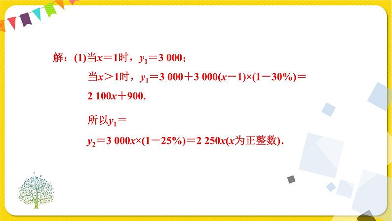 人教版八年级下册数学第十九章—— 19.3 课题学习 选择方案课件PPT第8页