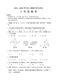 2021-2022学年河南省周口市川汇区上期期末考试卷人教版八年级数学（含答案）卷+答）