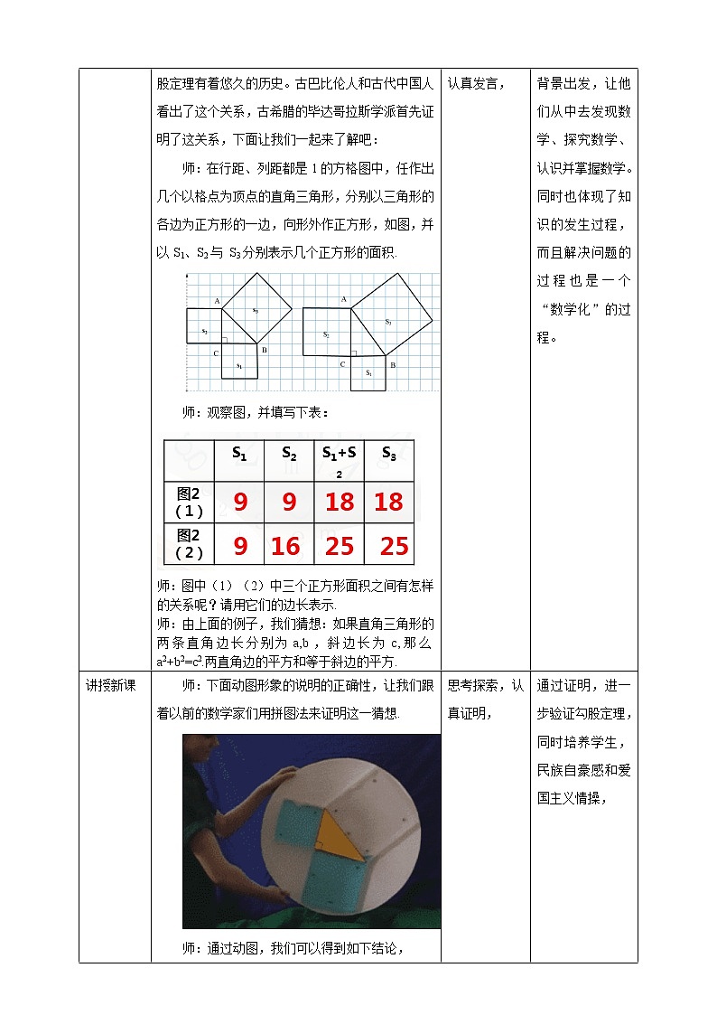18.1勾股定理教学设计第2页