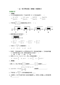 人教版9.3 一元一次不等式组课时训练