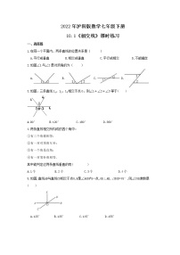 七年级下册10.1 相交线精品当堂达标检测题