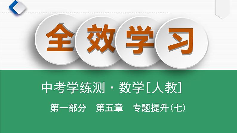 专题提升(7)　二次函数的图象和性质的综合运用课件PPT第1页