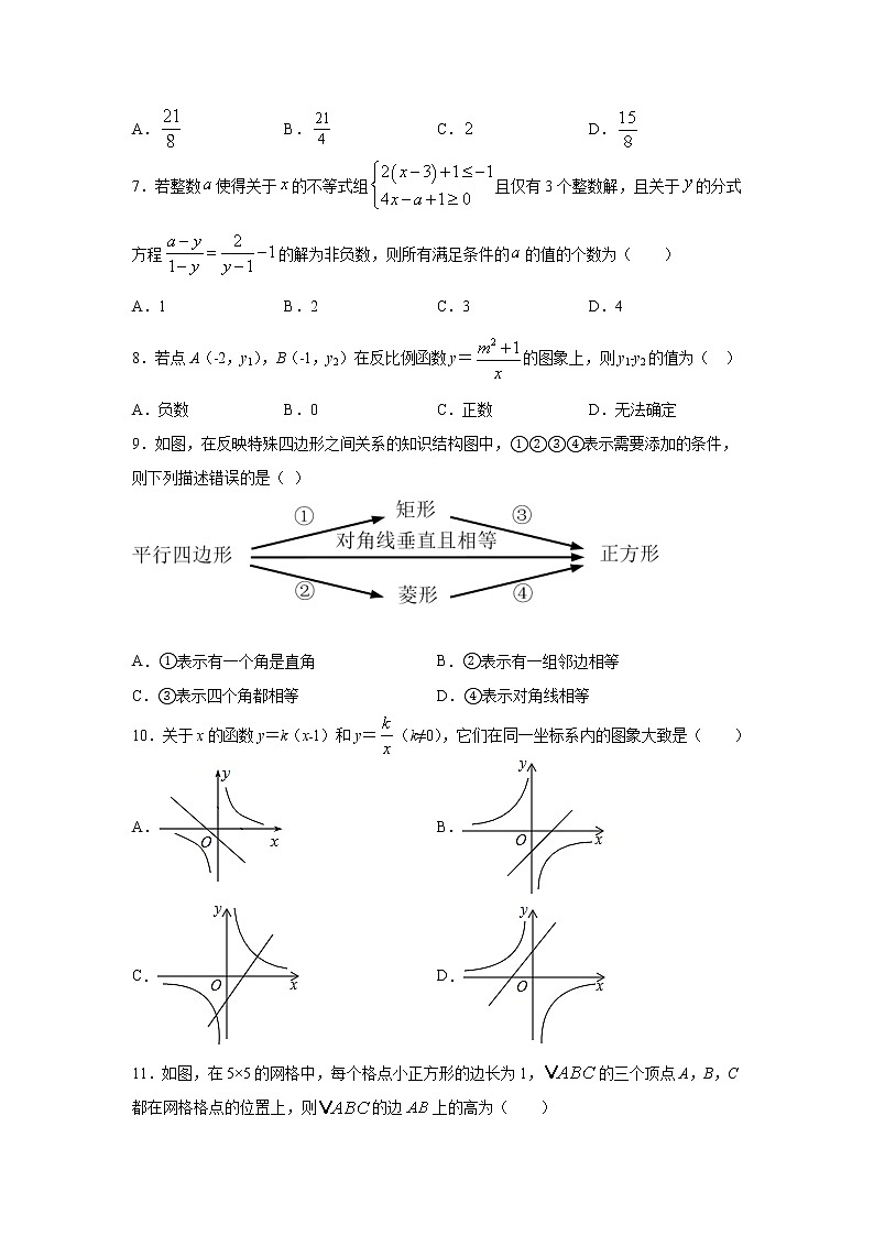 专题13.1 期末综合复习测试（专项练习1）-【挑战满分】2021-2022学年八年级数学下册阶段性复习精选精练（苏科版）02