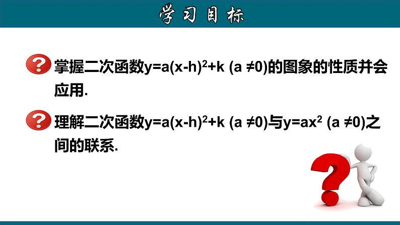 22.1.6 二次函数y=a(x-h)²＋k的图象和性质-2020-2021学年九年级数学上册教材配套教学课件(人教版)02