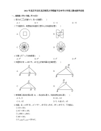 2021年北京平谷区北京师范大学附属平谷中学八年级上期末数学试卷