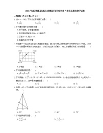 2021年北京朝阳区北京市朝阳区望和桥四中八年级上期末数学试卷