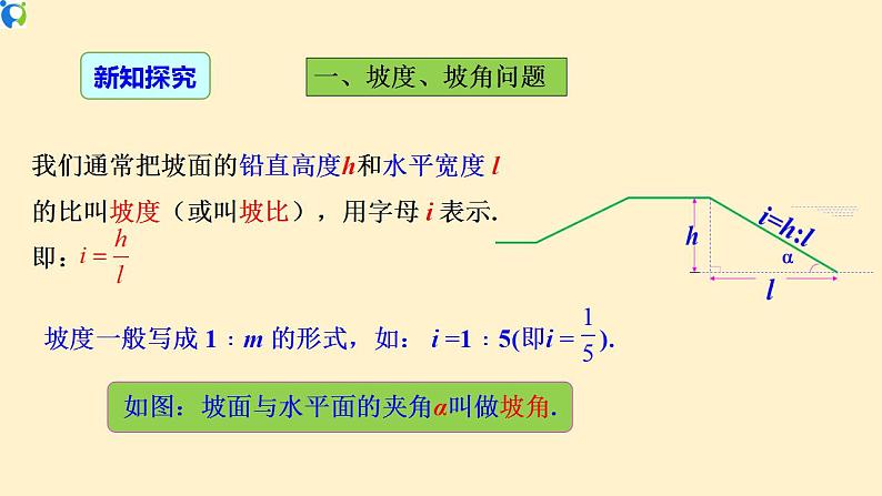 28.2.2  (3)  应用举例(坡度、坡角问题)-课件（送教案+练习）05