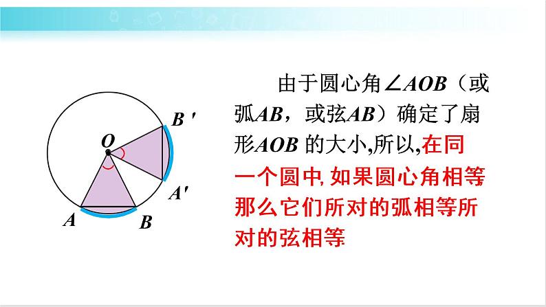 华师大版数学九年级下册 27.1 圆的对称性 教学课件07