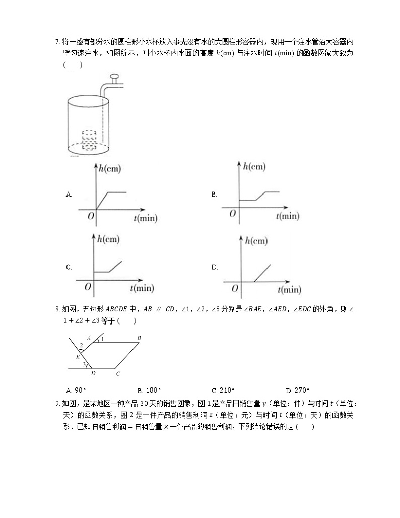2021年北京朝阳区芳草地国际学校富力分校(初中部)八年级下期末数学试卷02