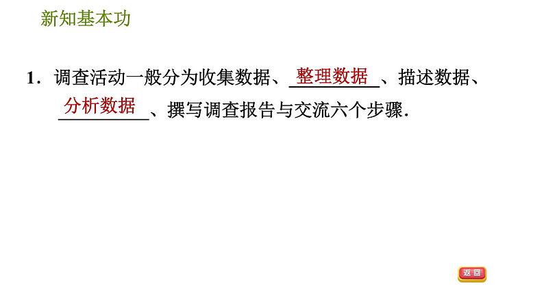 人教版八年级下册数学 第20章 20.3 课题学习　体质健康测试中的数据分析 习题课件第3页