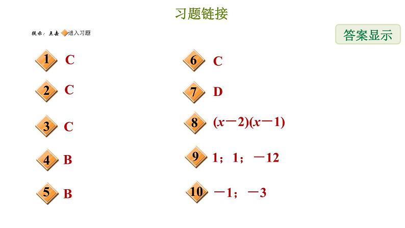 冀教版七年级下册数学 第11章 11.1 因式分解 习题课件第2页