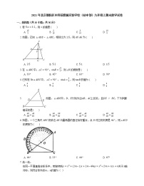 2021年北京朝阳区中科院附属实验学校（初中部）九年级上期末数学试卷