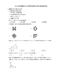 2021年北京朝阳区北工大实验学校南校区九年级上期末数学试卷