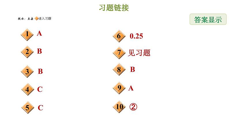 冀教版八年级下册数学 第22章 22.6 正方形 习题课件第2页