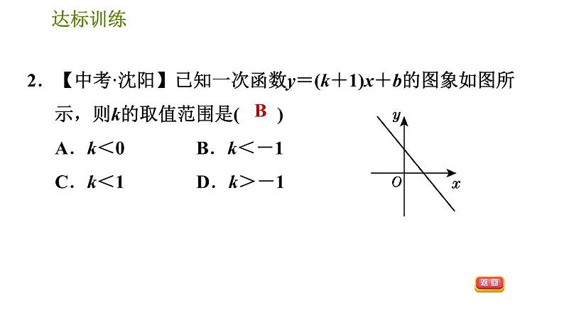 华师版八年级下册数学 期末提分练案 第4课时　一次函数 习题课件第5页